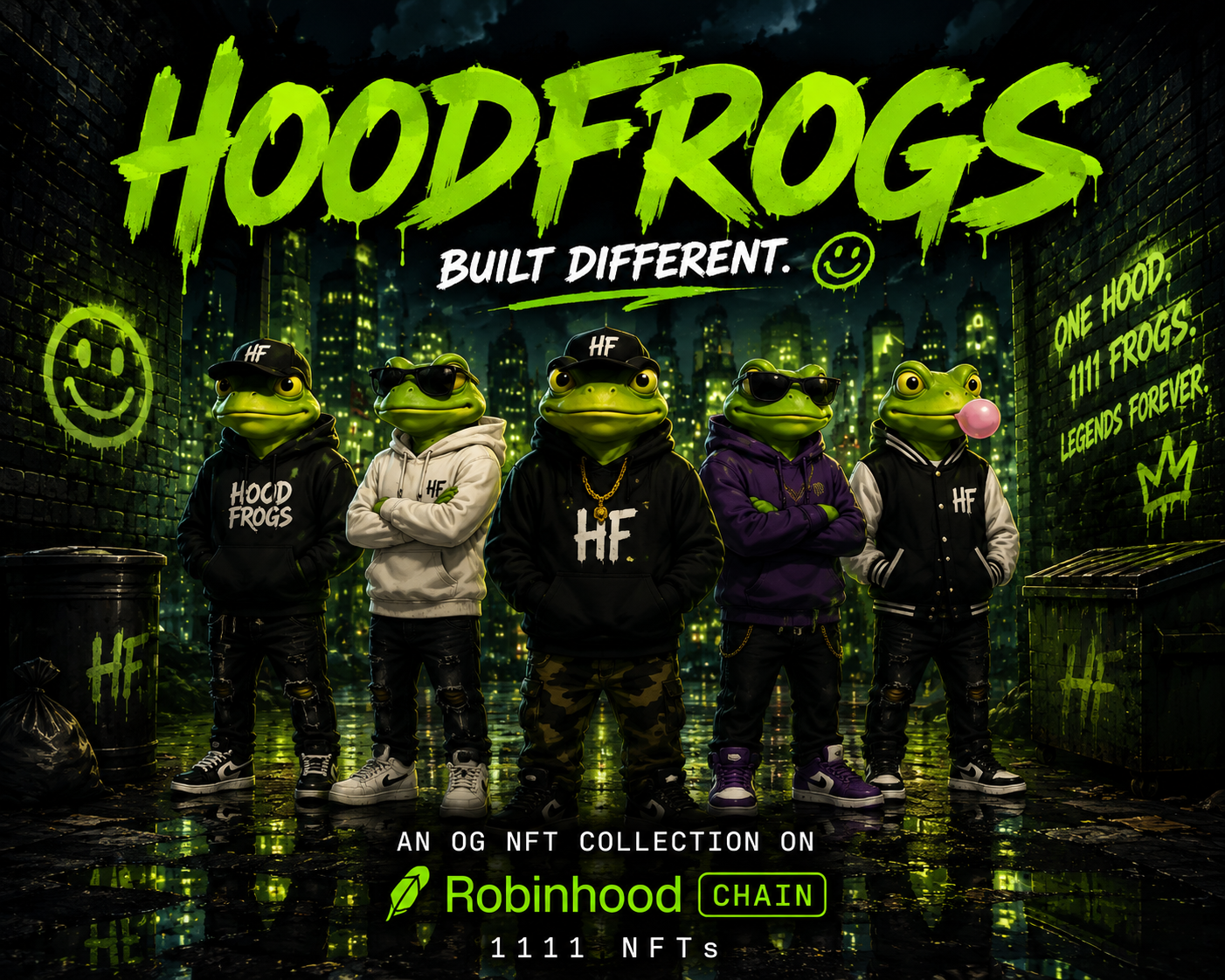 HoodFrogs Genesis collection crew